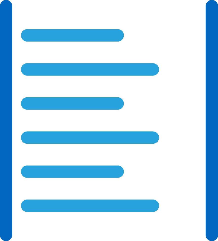 Align Left Flat Icon vector