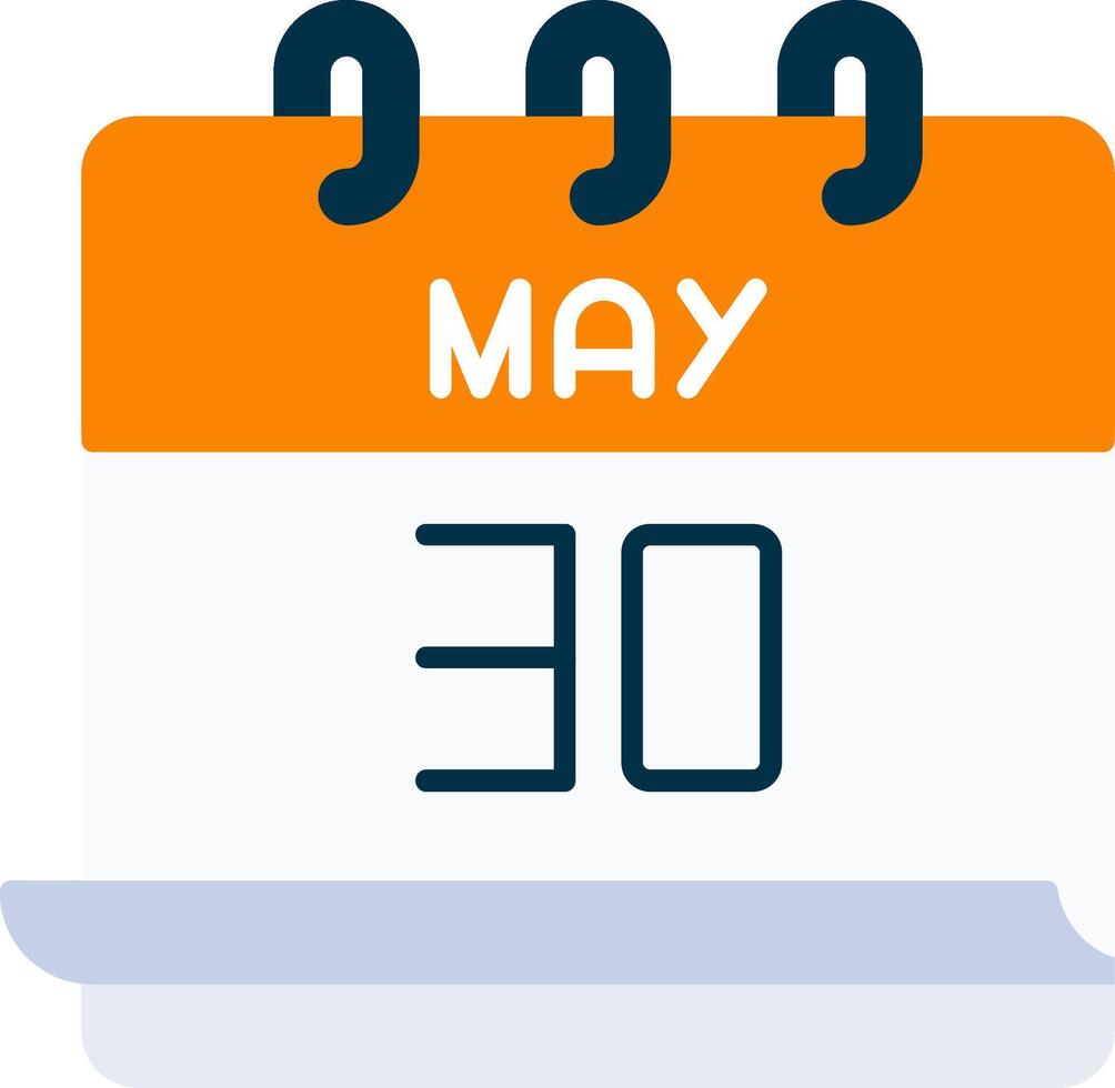 May 30 Icon vector