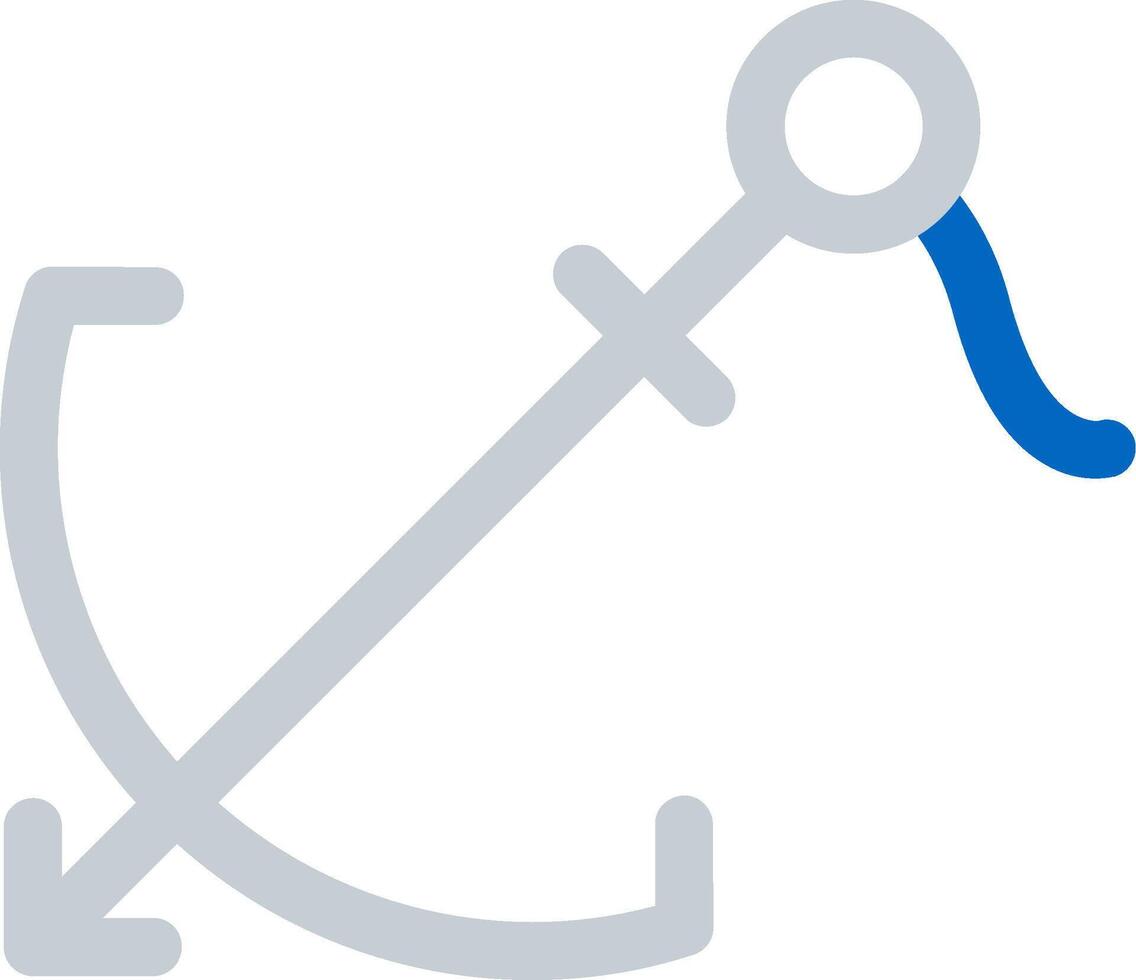 Anchor Flat Icon vector
