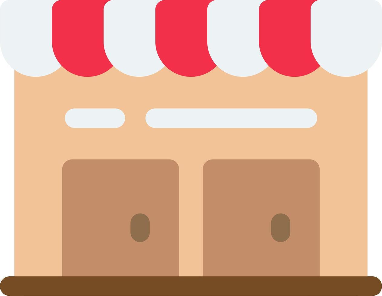Store Flat Icon vector