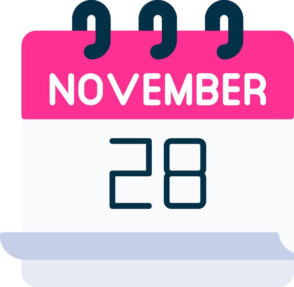 November 28th is the date of the next monthly meeting vector