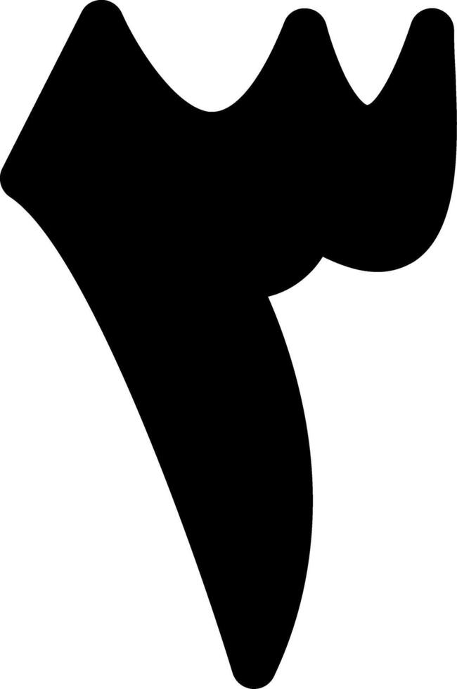 Thalatha Glyph Icon vector