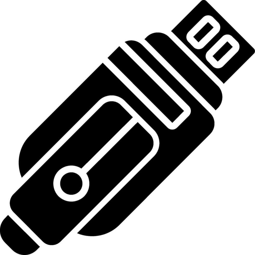 Usb Glyph Icon vector