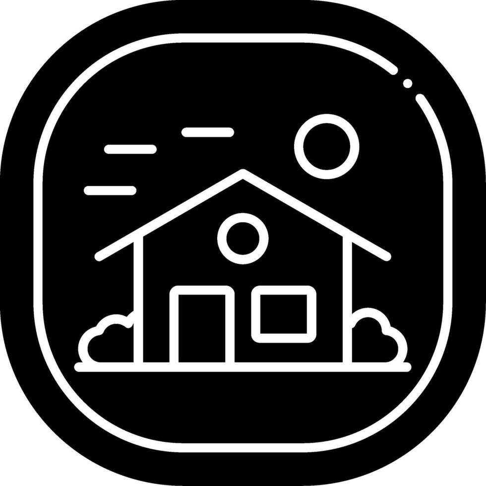 Home Glyph Icon vector