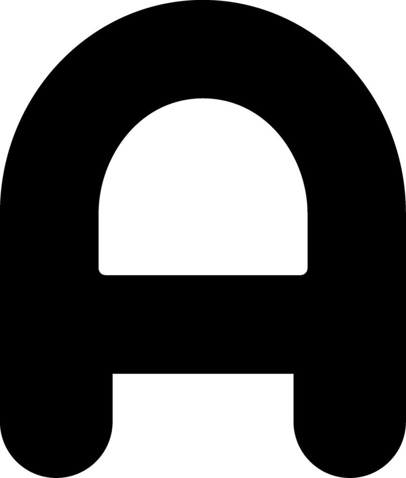 Capital A Icon vector