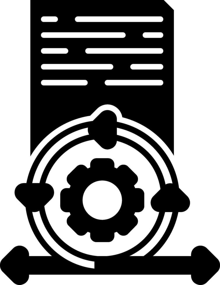 Agile Manifesto Glyph Icon vector