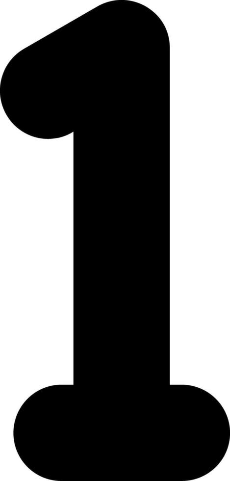 One Glyph Icon vector