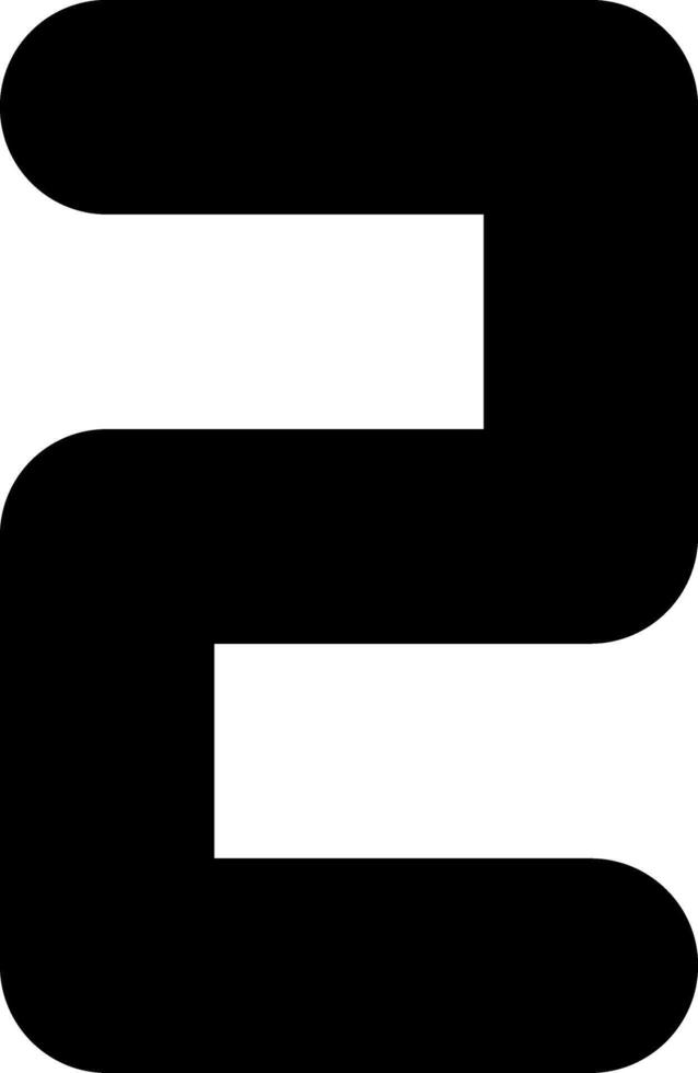 Two Glyph Icon vector