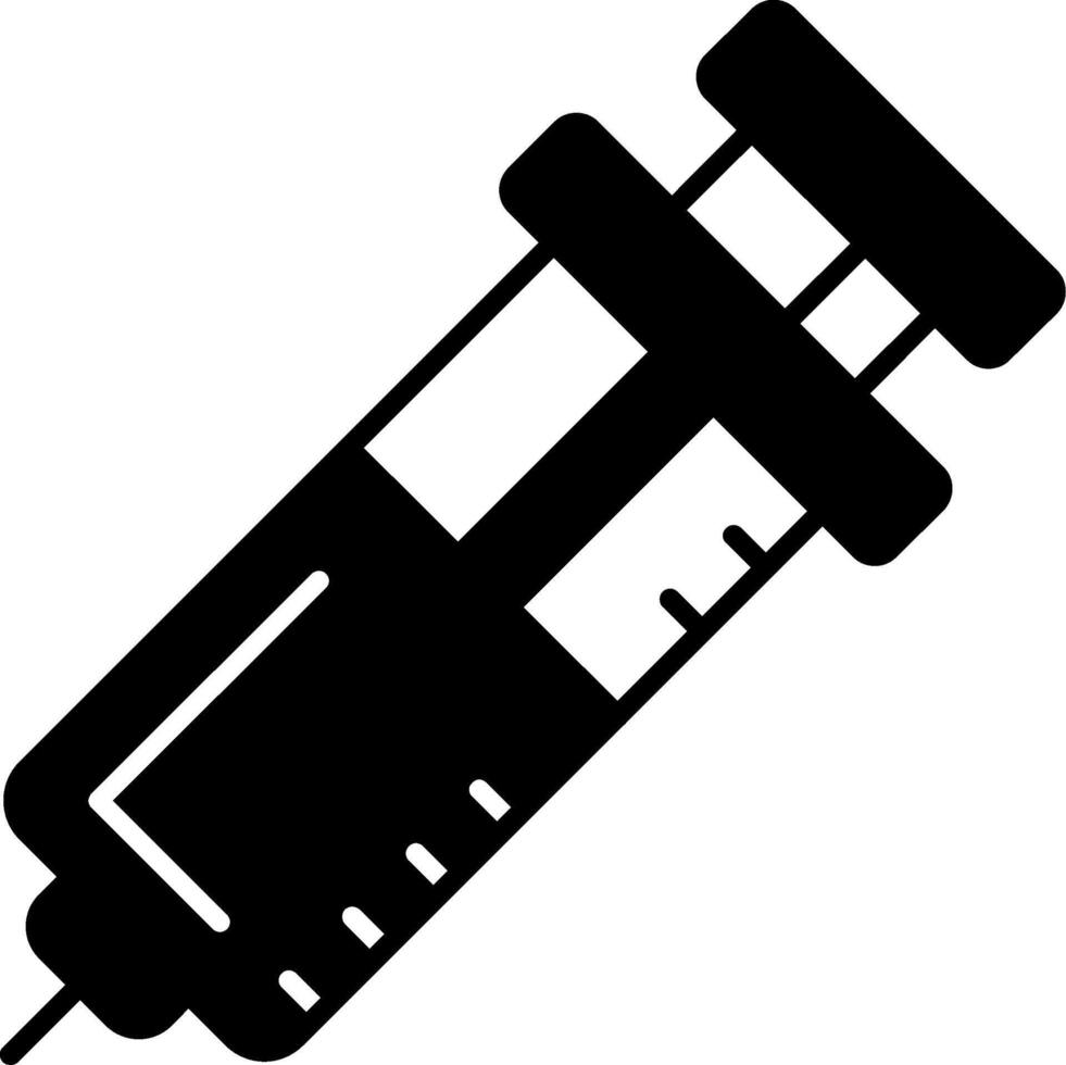 Syringe Glyph Icon vector