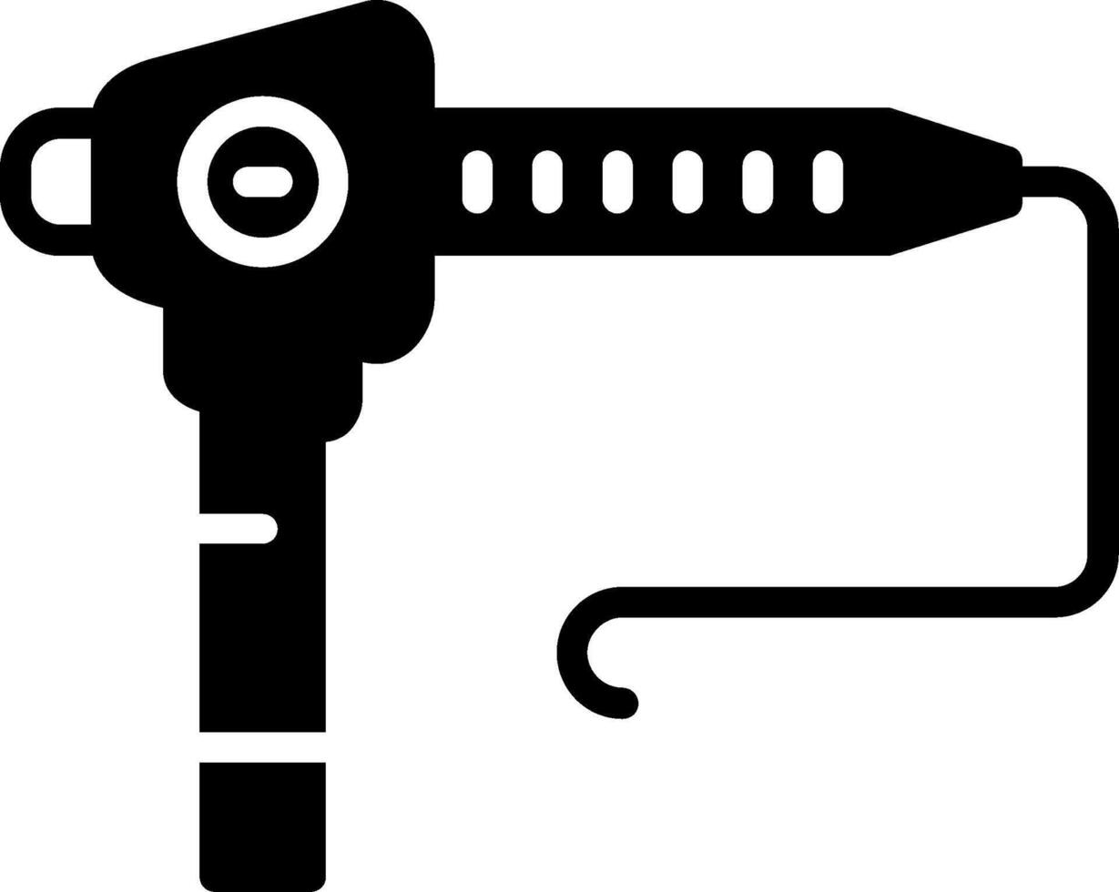 Endoscopy Glyph Icon vector