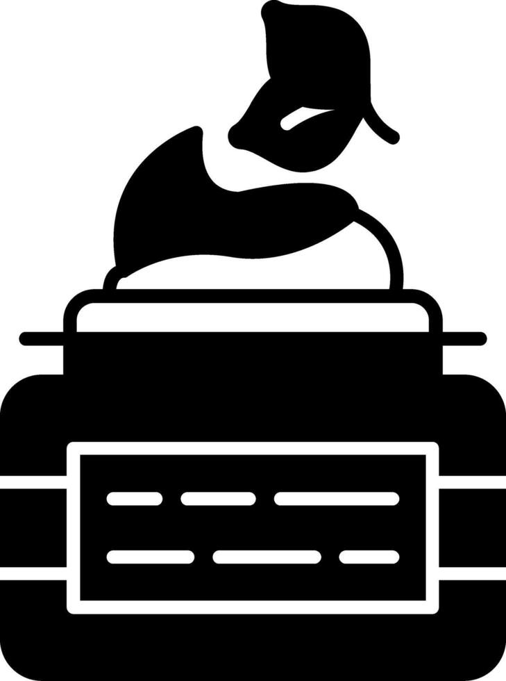 Moisturizer Glyph Icon vector