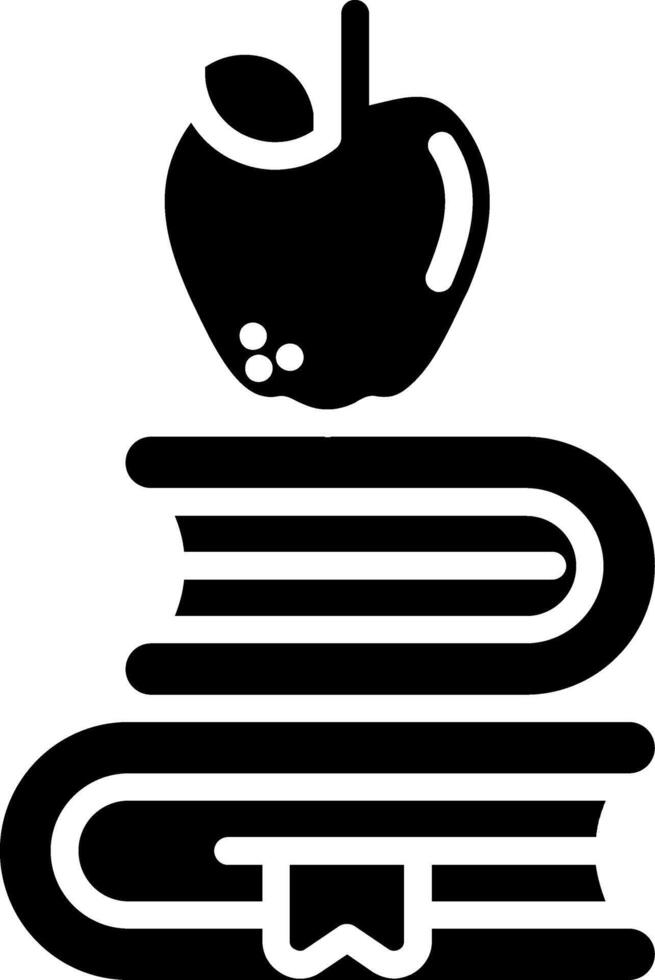 Book Glyph Icon vector