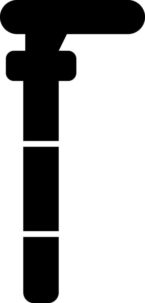 Cane Glyph Icon vector