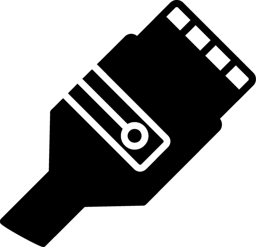 Lan Glyph Icon vector