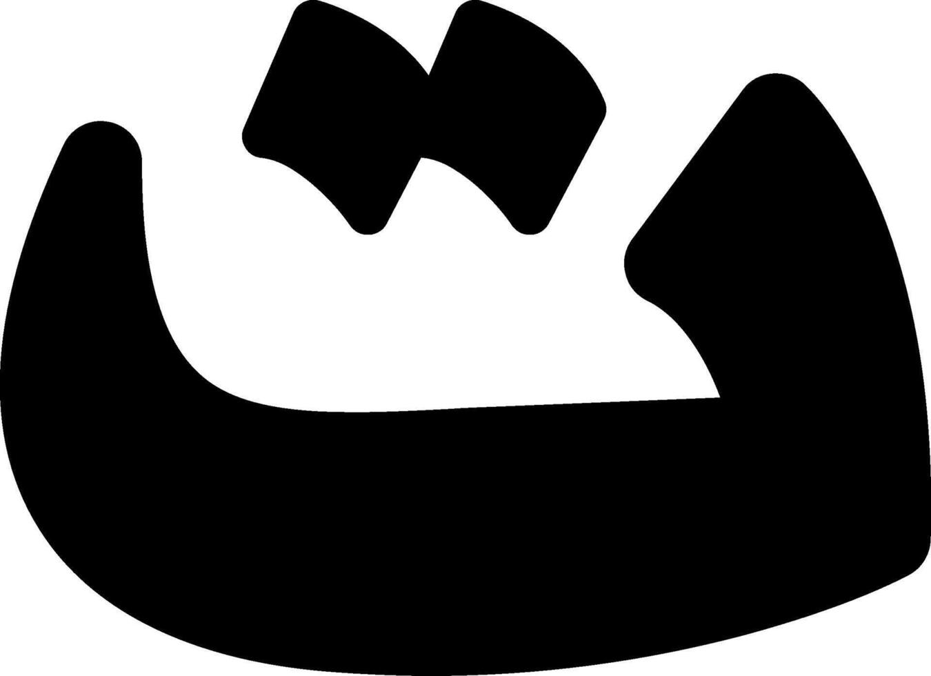 Tay Glyph Icon vector