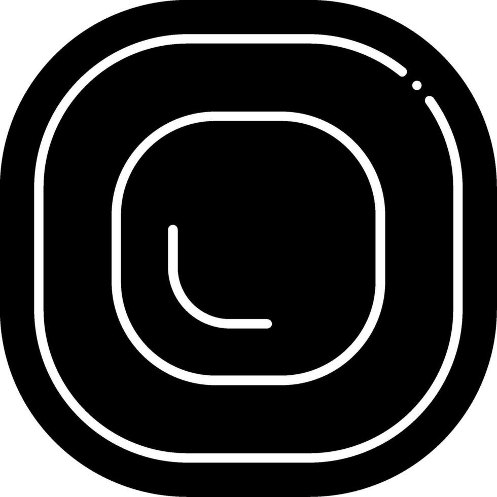 Stop Glyph Icon vector