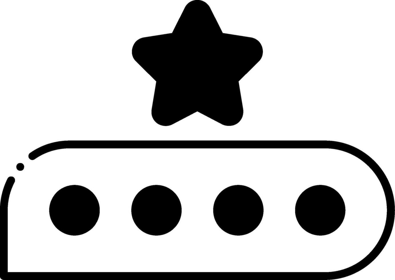 Customer Feedback Glyph Icon vector