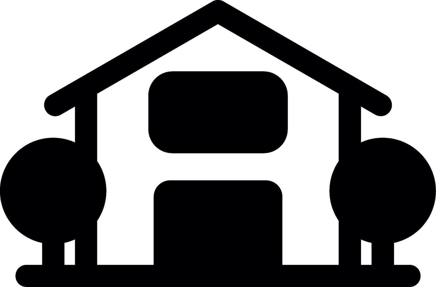Home Glyph Icon vector