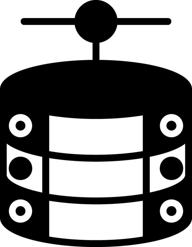 Data Glyph Icon vector