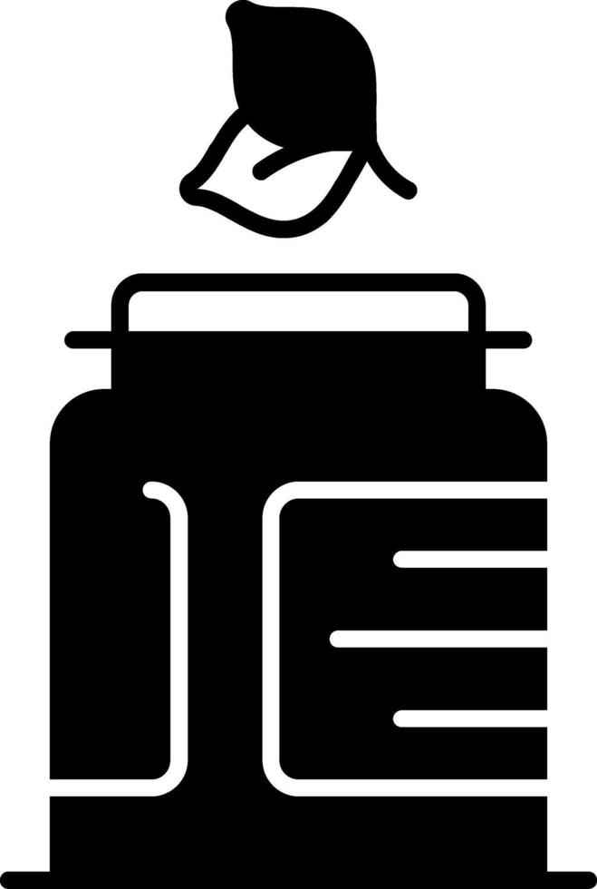 Eye Cream Glyph Icon vector