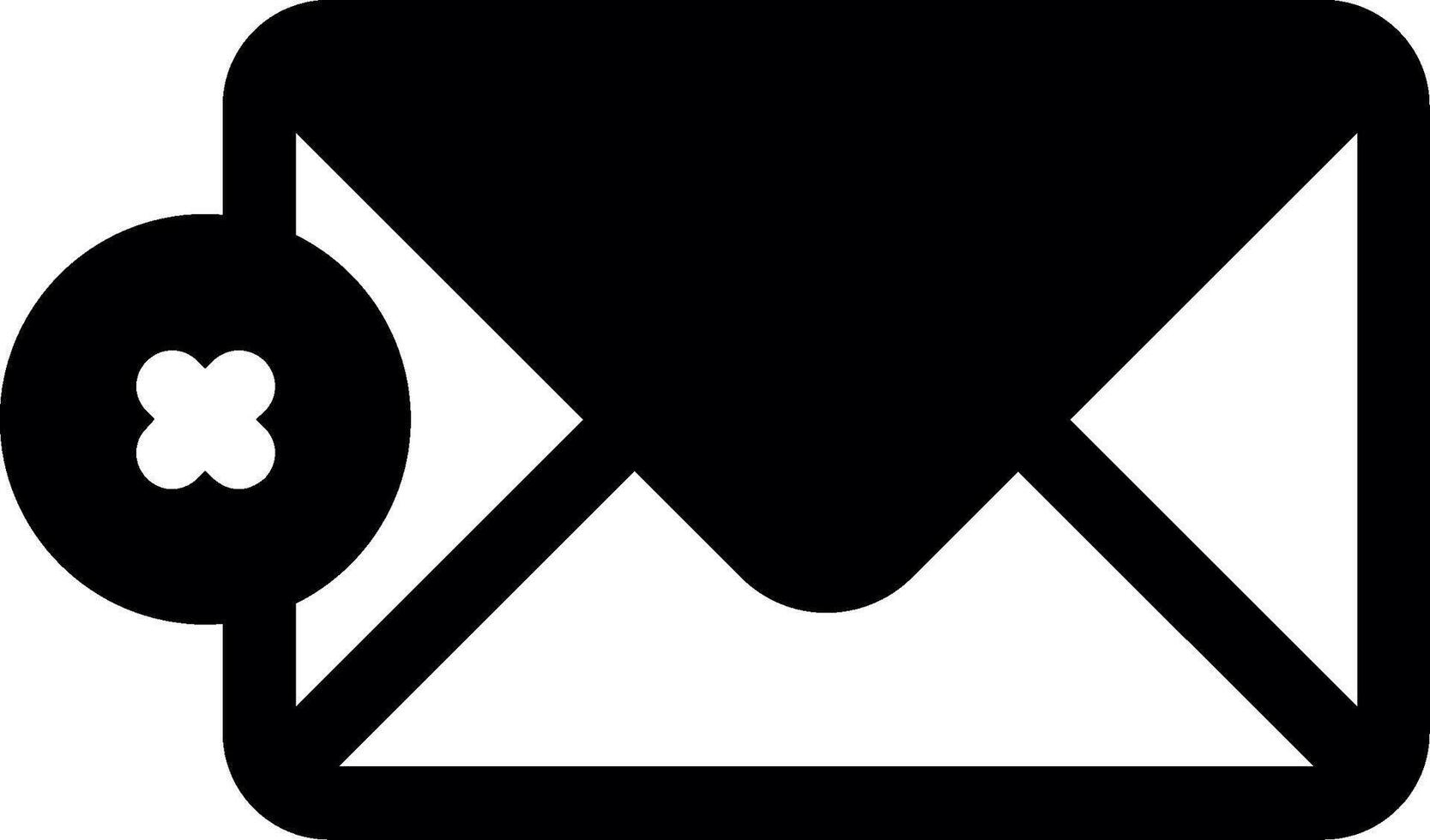 Message Glyph Icon vector