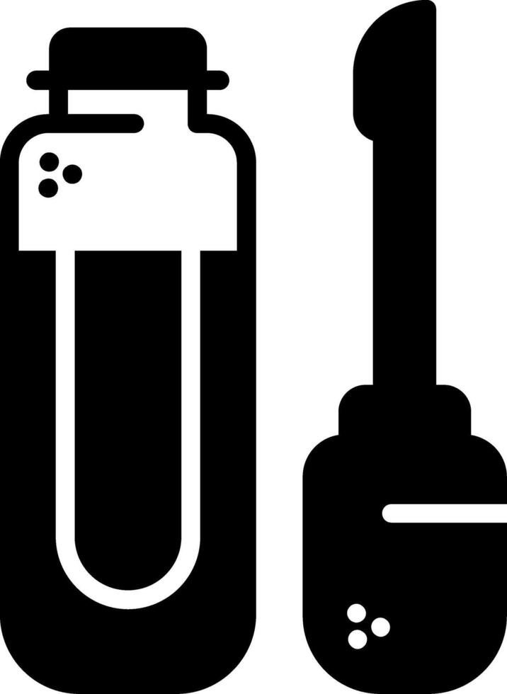 Lip Gloss Glyph Icon vector