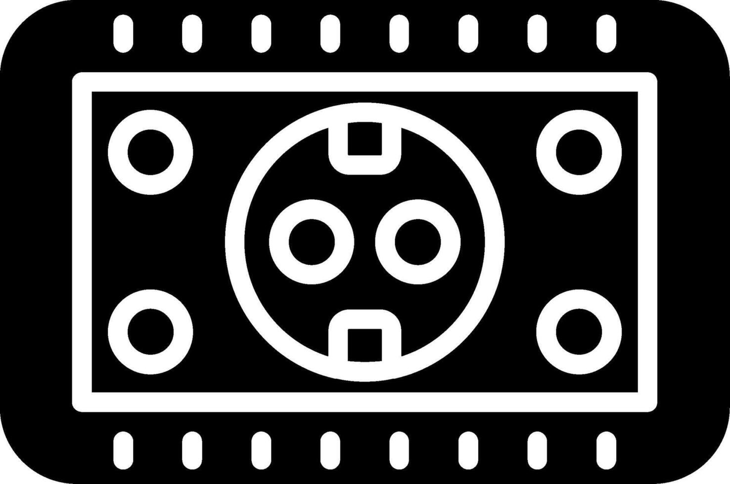 Socket Glyph Icon vector