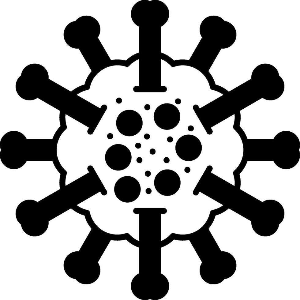 Rubella Glyph Icon vector
