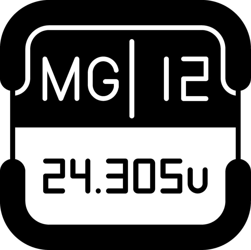 Magnesium Periodic Table Element vector