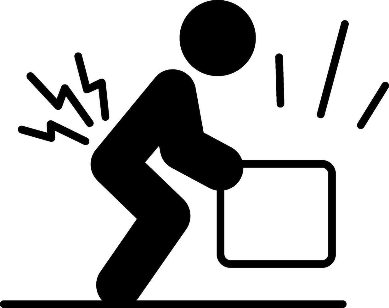 Strain Glyph Icon vector