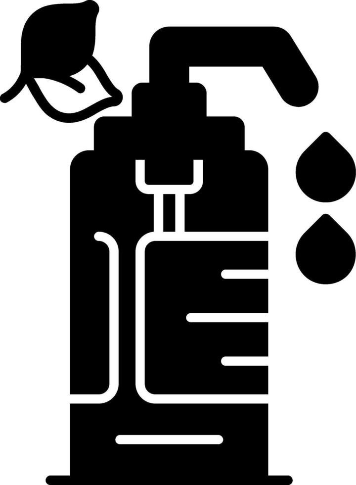 Cleansing Oil Glyph Icon vector