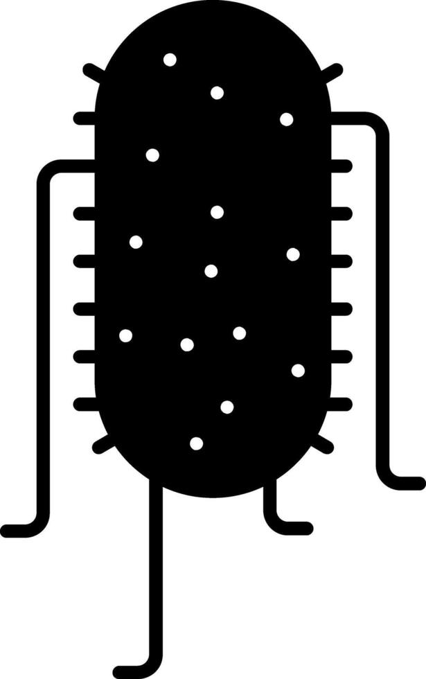 Salmonella Glyph Icon vector
