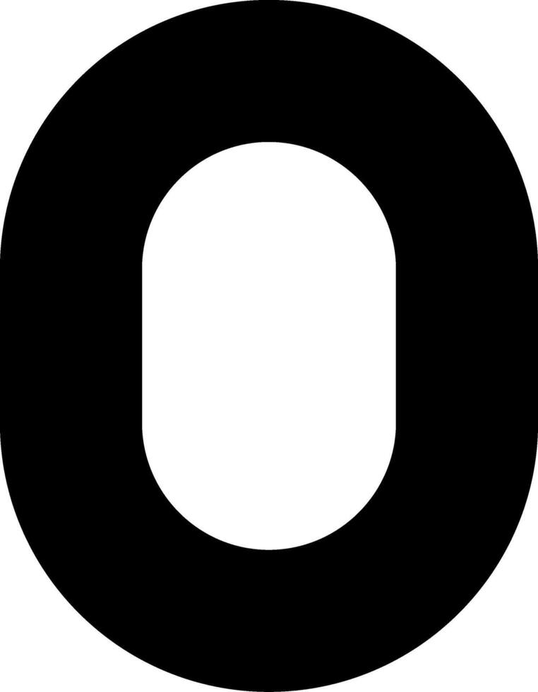 Capital O Icon vector