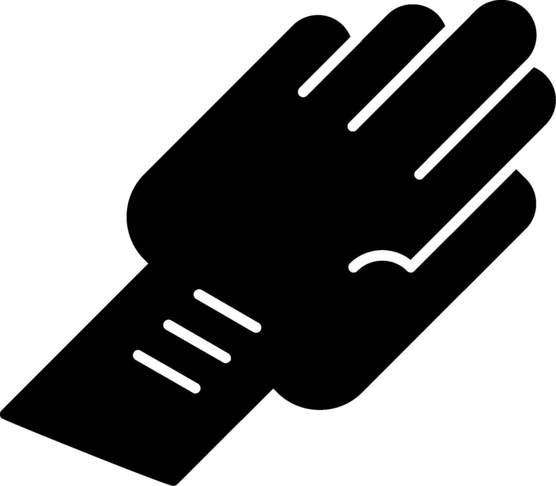 Laceration Glyph Icon vector