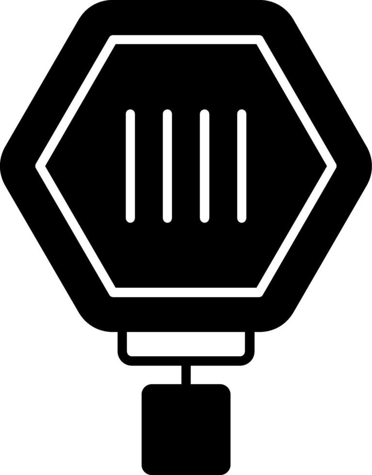 Pedestrian Crossing Glyph Icon vector