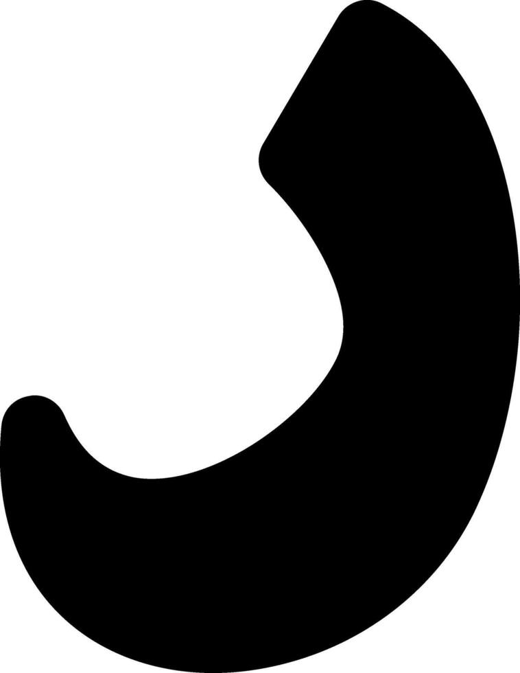 Ray Glyph Icon vector