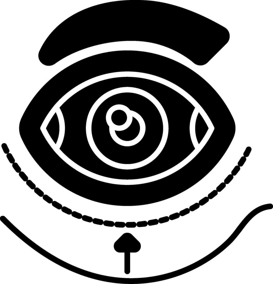 Anatomy Glyph Icon vector