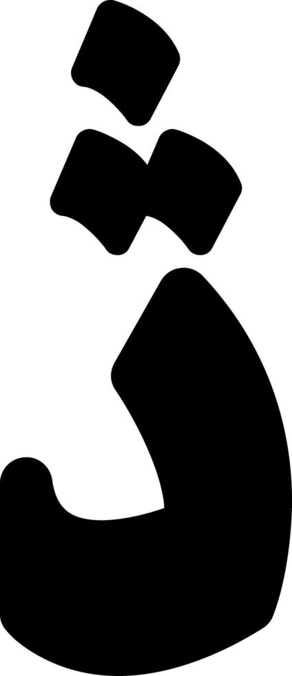 Zhay Glyph Icon vector