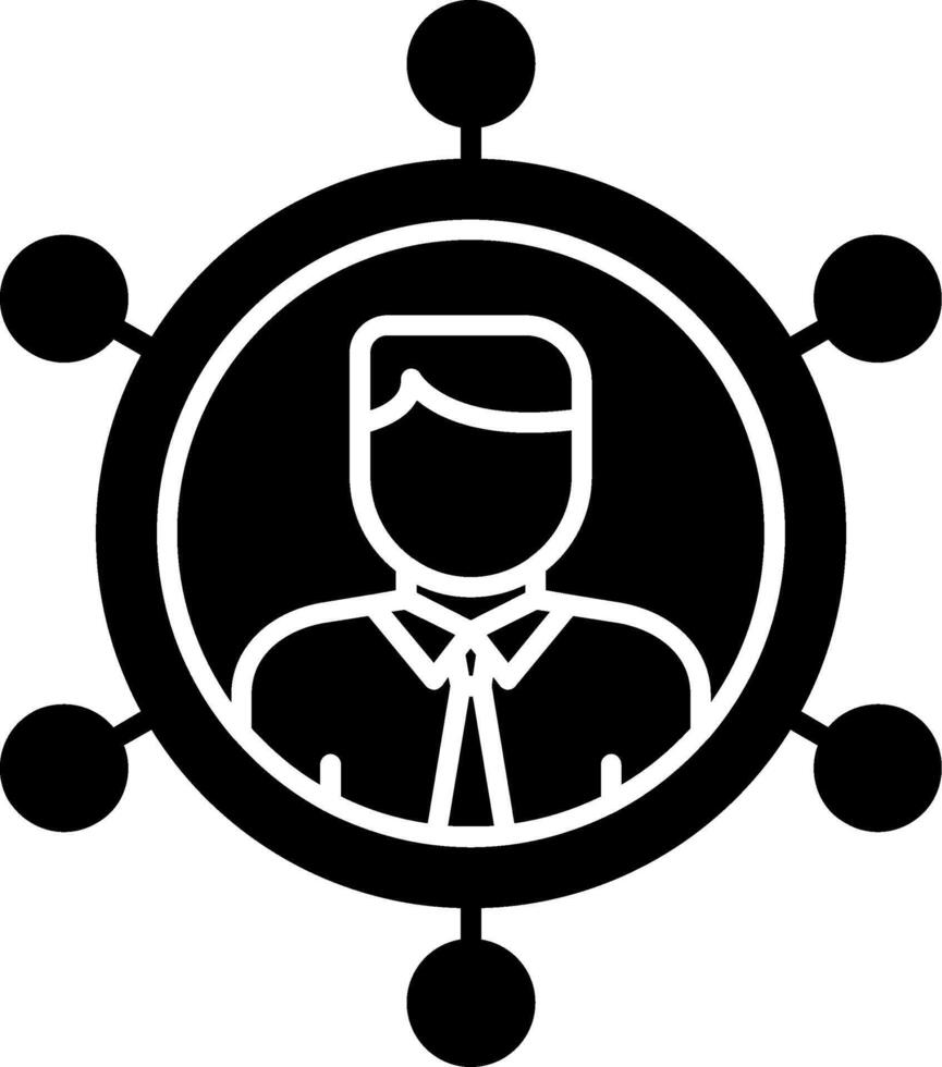 Social Activities Glyph Icon vector