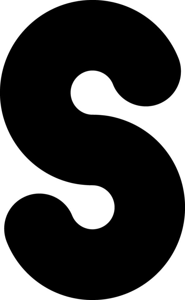 Capital S Icon vector