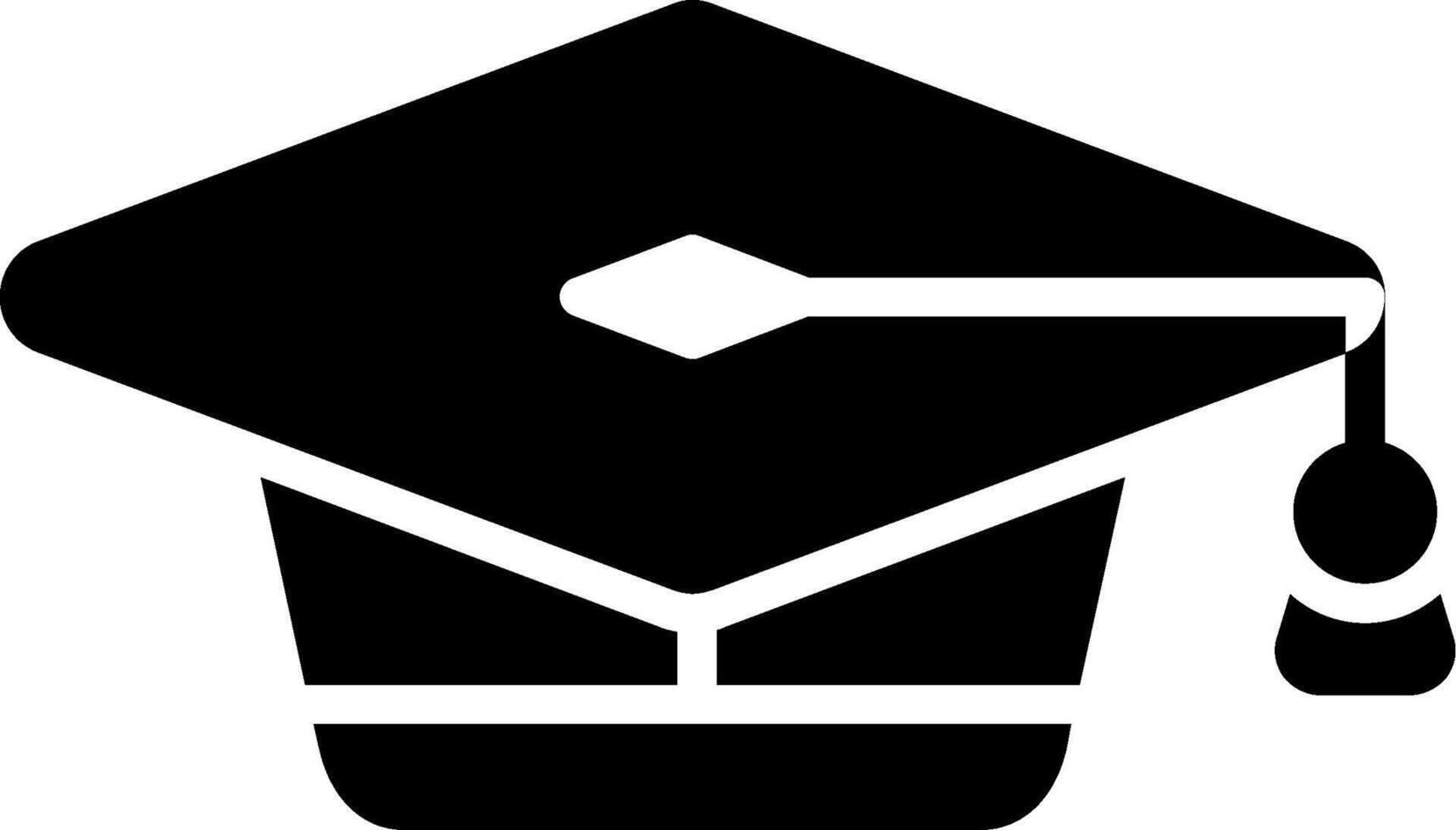 Mortarboard Glyph Icon vector