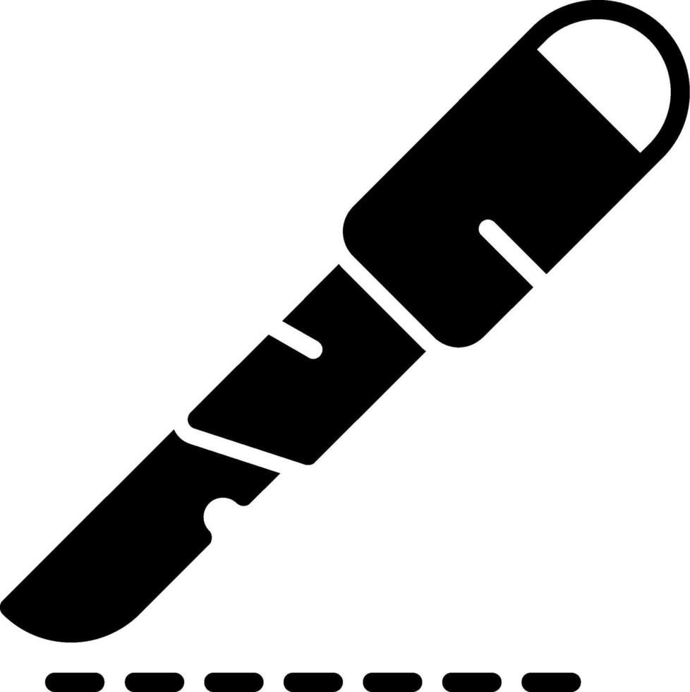 Electrosurgery Glyph Icon vector