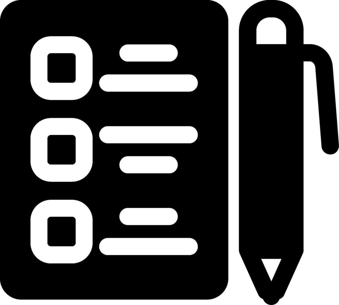 Form Glyph Icon vector