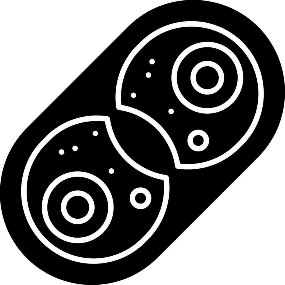 Diatom Glyph Icon vector