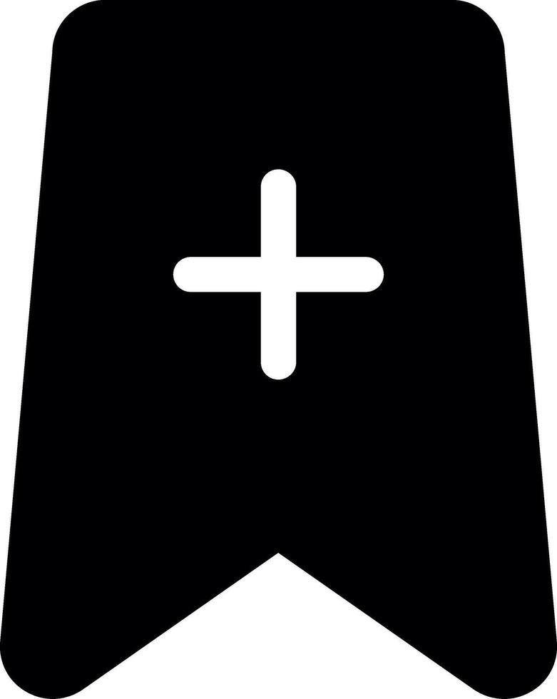 Mark Glyph Icon vector