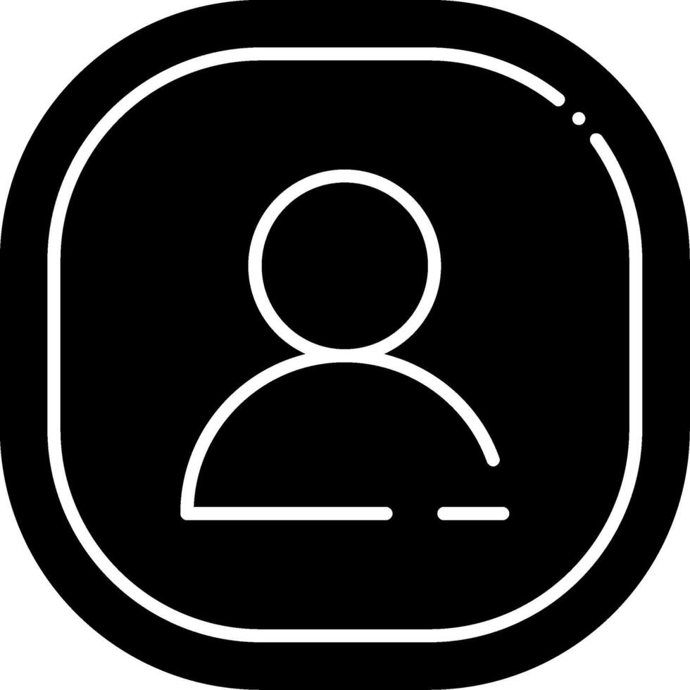 Unfollow Glyph Icon vector