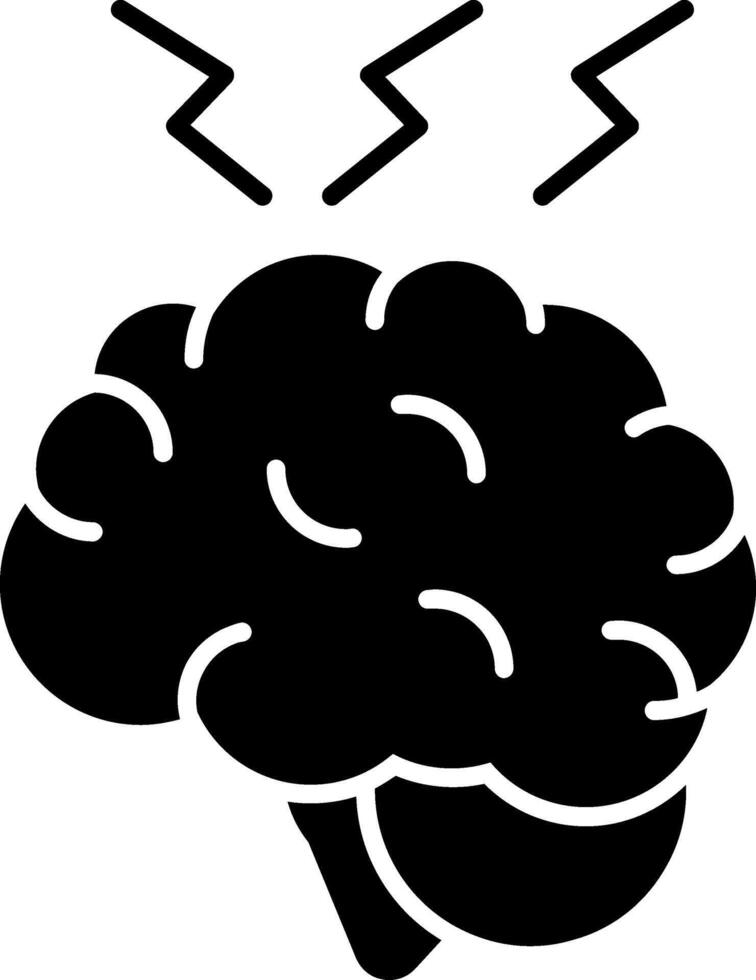 PTSD Support Glyph Icon vector