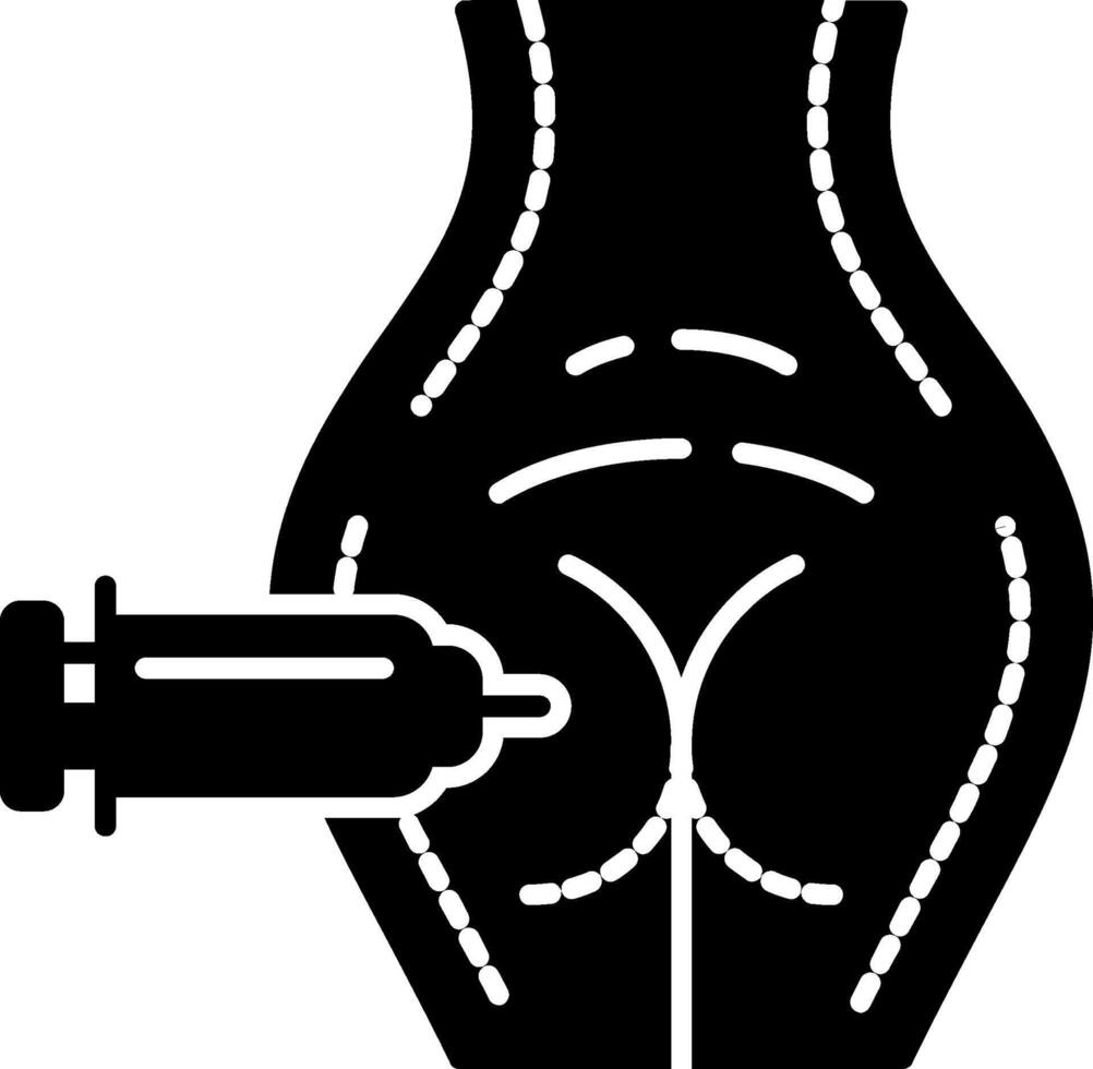 Botox Glyph Icon vector