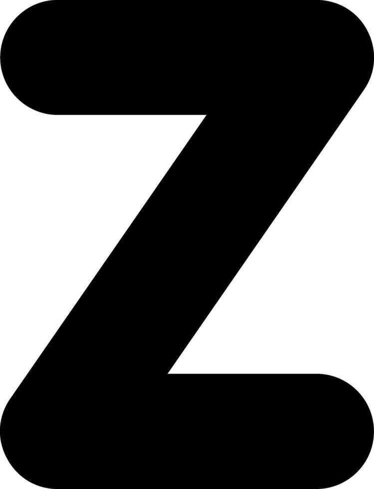 Capital Z Icon vector