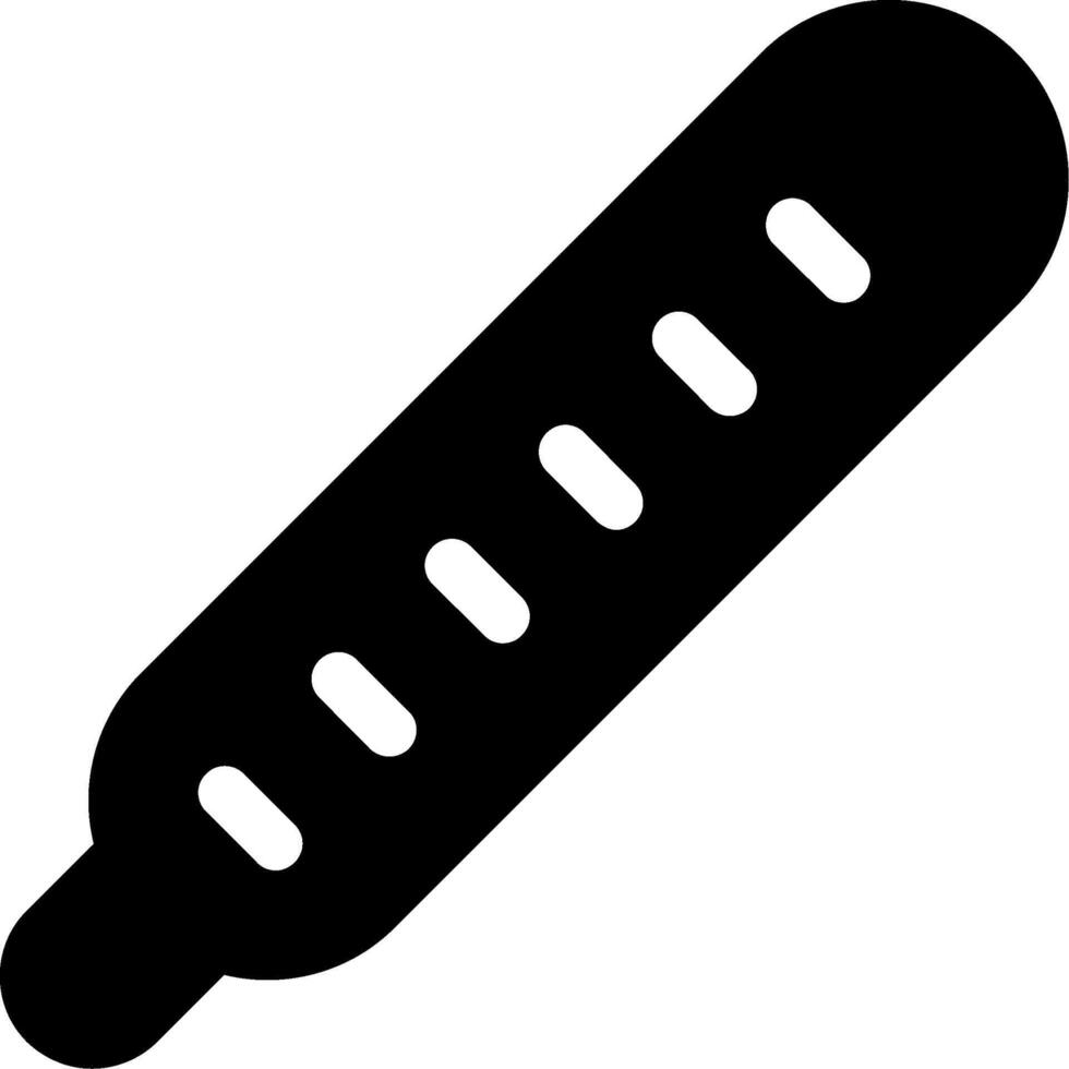 Thermometer Glyph Icon vector